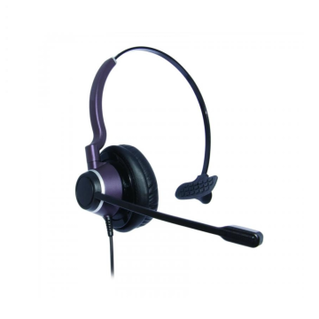 Monaural  Ultra Noise Cancelling Headset with Connection Lead