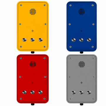 PT104-3B 3 Button Push-to-Call Outdoor Phone