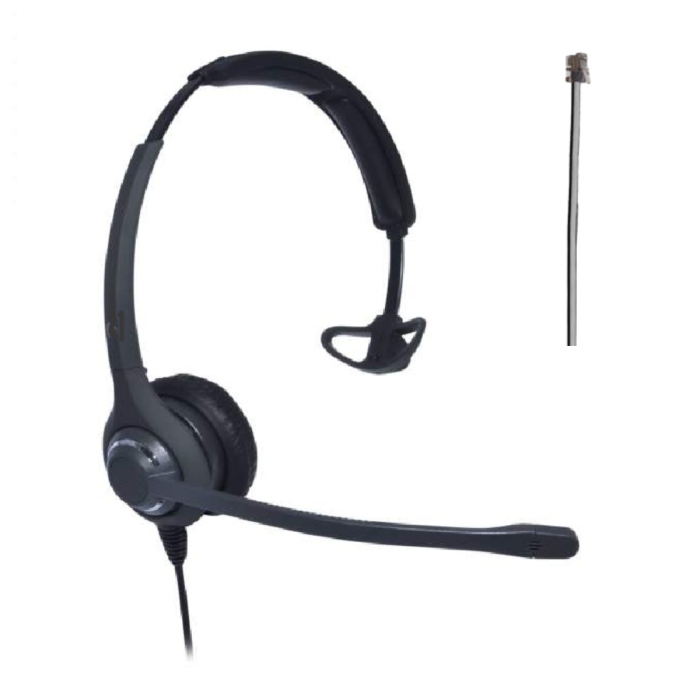 102 Monaural Noise Cancelling Office Headset - RJ11