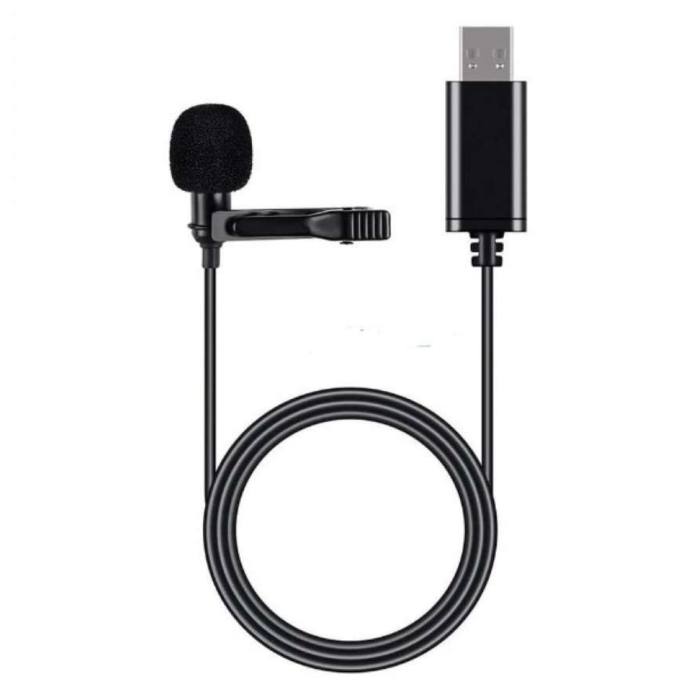Lavalier Lapel Microphone - USB-A