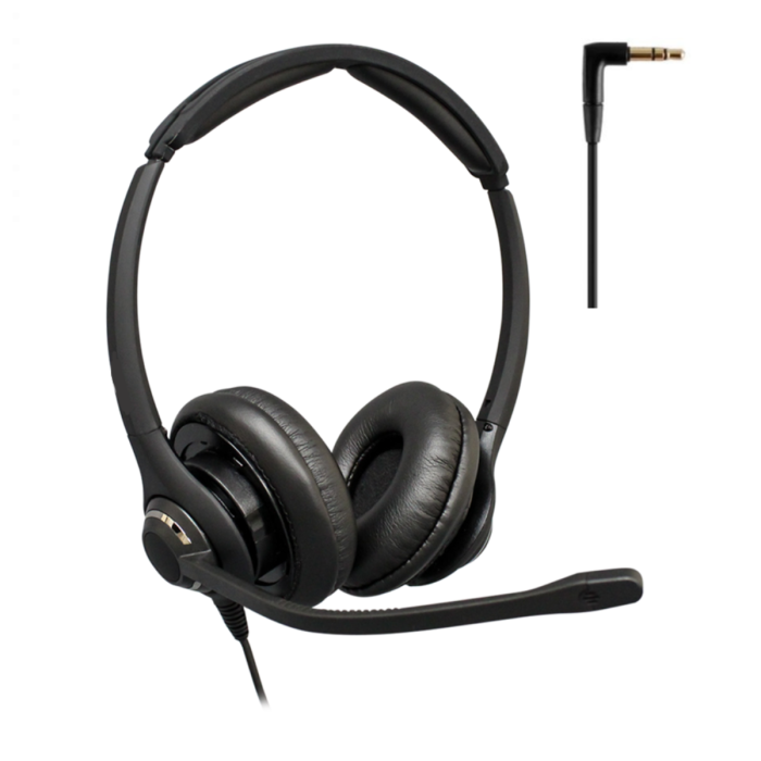 202 Binaural Noise Cancelling Office Headset - 2.5mm