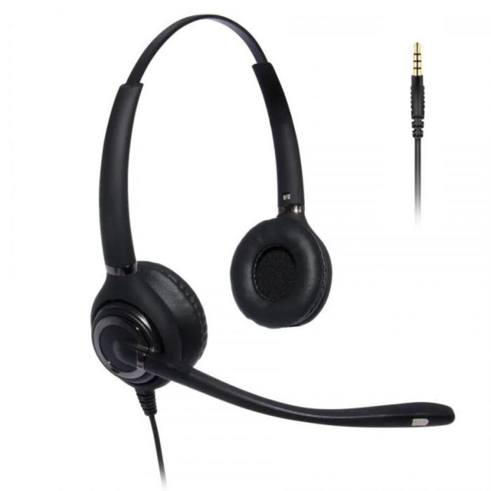 Advanced Binaural Noise Cancelling Headset - 3.5mm