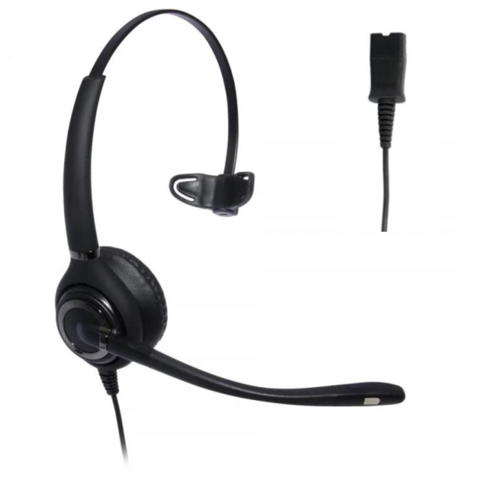 Advanced Monaural Noise Cancelling Headset