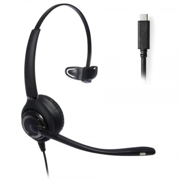Advanced Monaural Noise Cancelling Headset - USB-C - UC