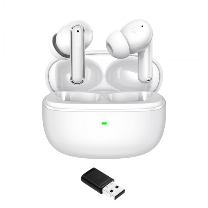 Professional EBD Wireless Bluetooth Earbuds - White