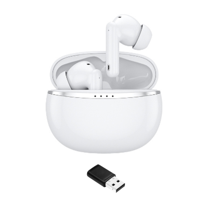 Professional EBD Wireless Bluetooth Earbuds / Earphones - White
