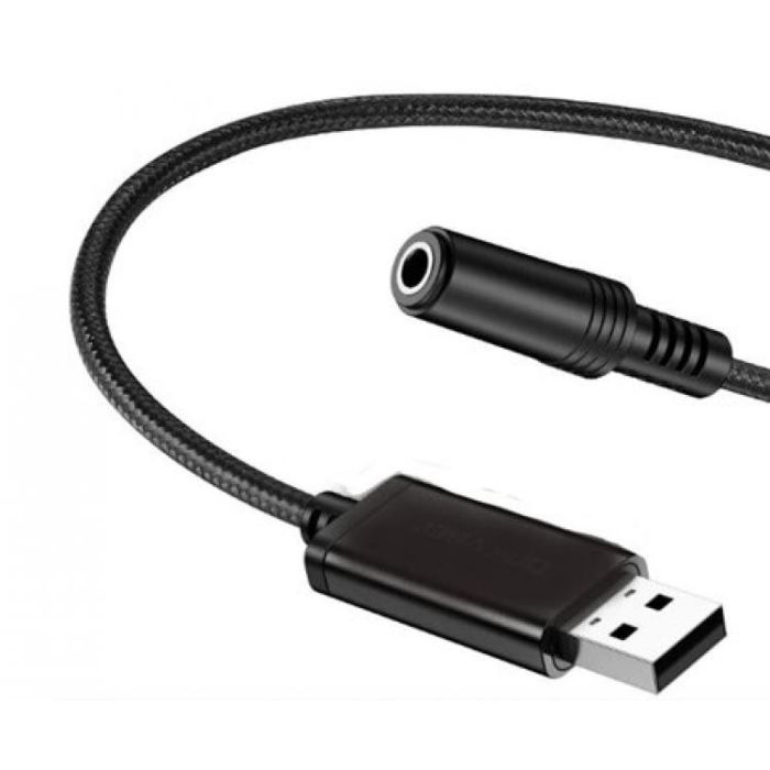 USB-A to 3.5mm Jack Audio Adapter