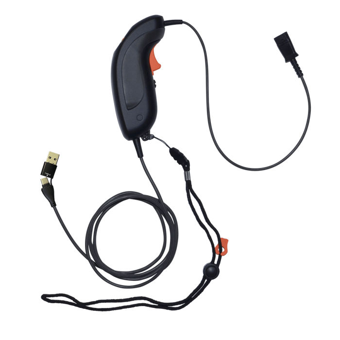 Responder 2 - QD to USB - Push To Talk PTT Switch
