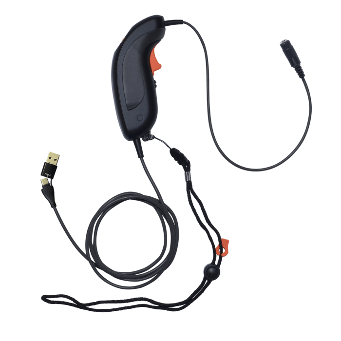 Responder 4 - 3.5mm to USB - Push To Talk PTT Switch