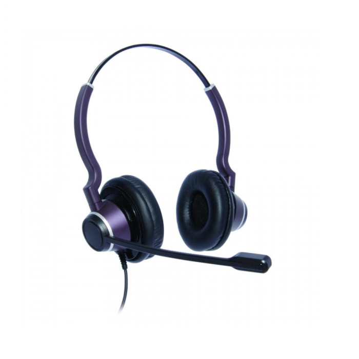 Binaural Ultra Noise Cancelling Headset with Connection Lead