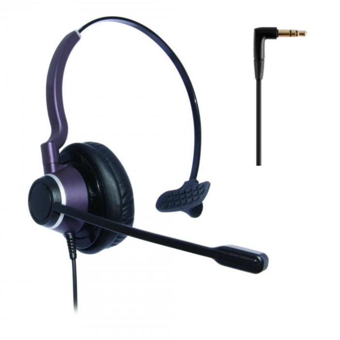 Monaural Ultra Noise Cancelling Headset - 2.5mm