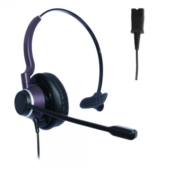 Monaural Ultra Noise Cancelling Contact Centre Headset