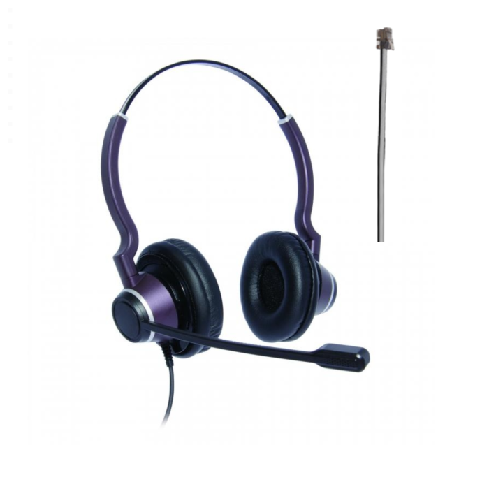Binaural Ultra Noise Cancelling Headset - RJ11