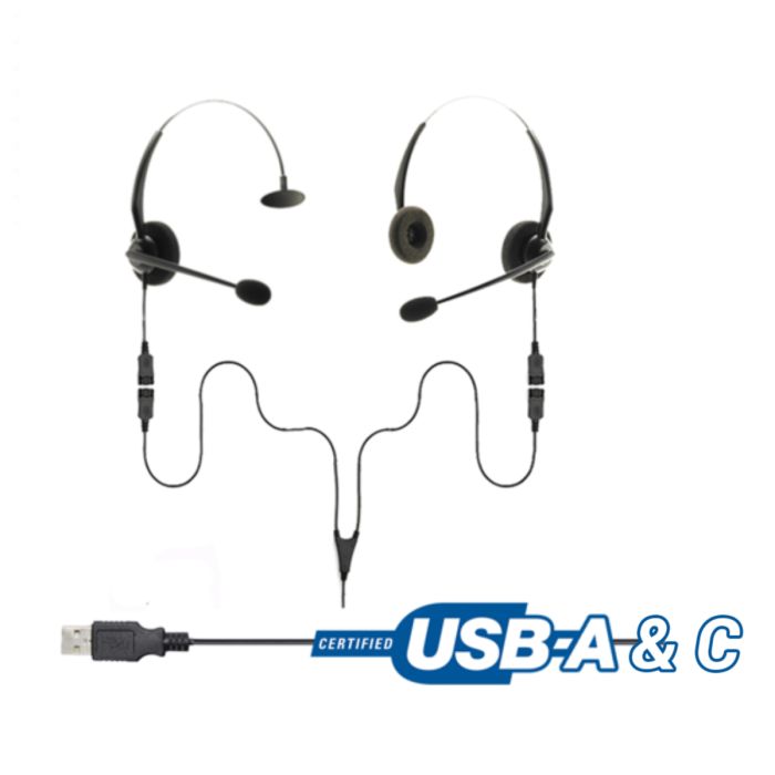 Monaural / Binaural USB-A / USB-C Training, Supervising & Coaching Bundle