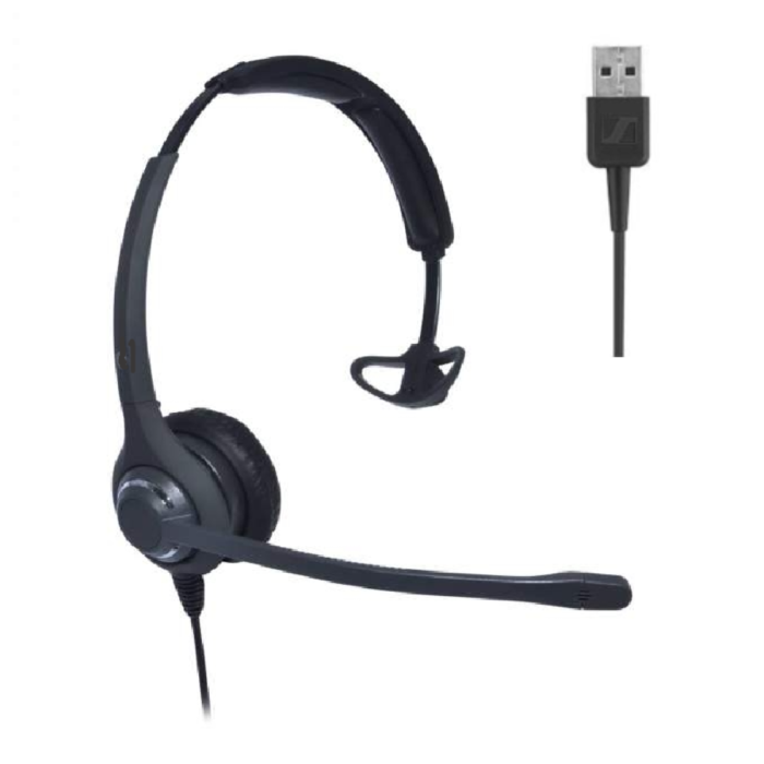 102 Monaural Noise Cancelling Office Headset - USB-A - MS