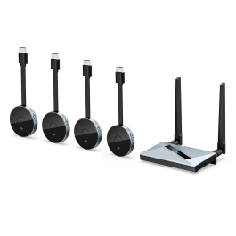 Wireless hdmi transmitter and outlet receiver