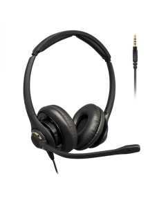 202 Binaural Noise Cancelling Office Headset - 3.5mm