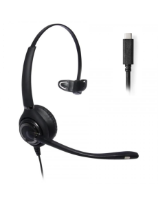 Advanced Monaural Noise Cancelling Headset - USB-C - MS