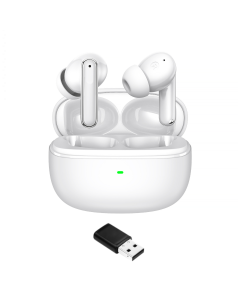 Professional EBD Wireless Bluetooth Earbuds - White