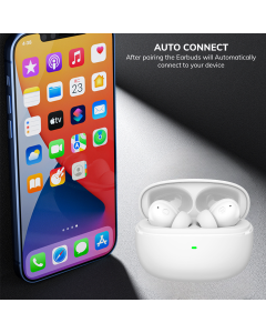 Professional EB Wireless Bluetooth Earbuds - White