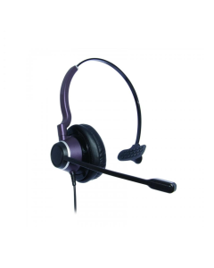 Monaural Ultra Noise Cancelling Headset with Connection Lead