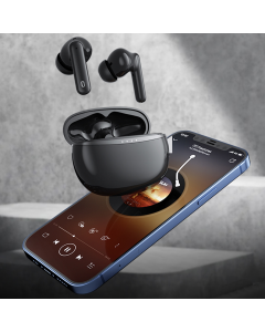 Professional EBD Wireless Bluetooth Earbuds / Earphones - Black