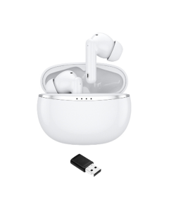 Professional EBD Wireless Bluetooth Earbuds / Earphones - White