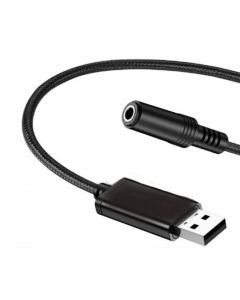 USB-A to 3.5mm Jack Audio Adapter