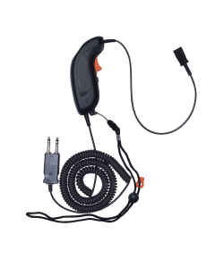 Responder 3 - QD to PJ7 - 2 Prong Push To Talk PTT Switch