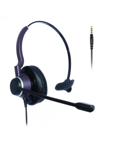 Monaural Ultra Noise Cancelling Headset - 3.5mm