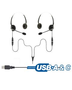 Binaural USB-A / USB-C Training, Supervising & Coaching Bundle