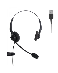Entry Level Binaural Noise Cancelling Headset - USB-A - MS